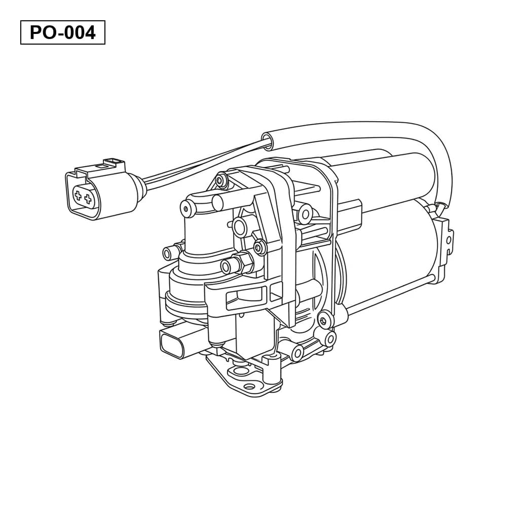 Porsche Panamera 971 2017-2021 Compresseur de Suspension Pneumatique