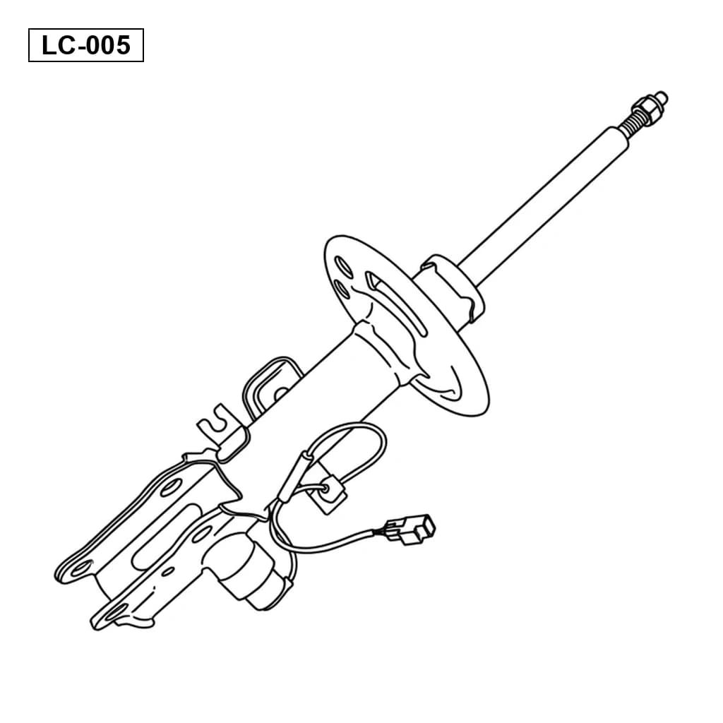 Lincoln MKS 2013-2016 Avant Amortisseur de Suspension Pneumatique