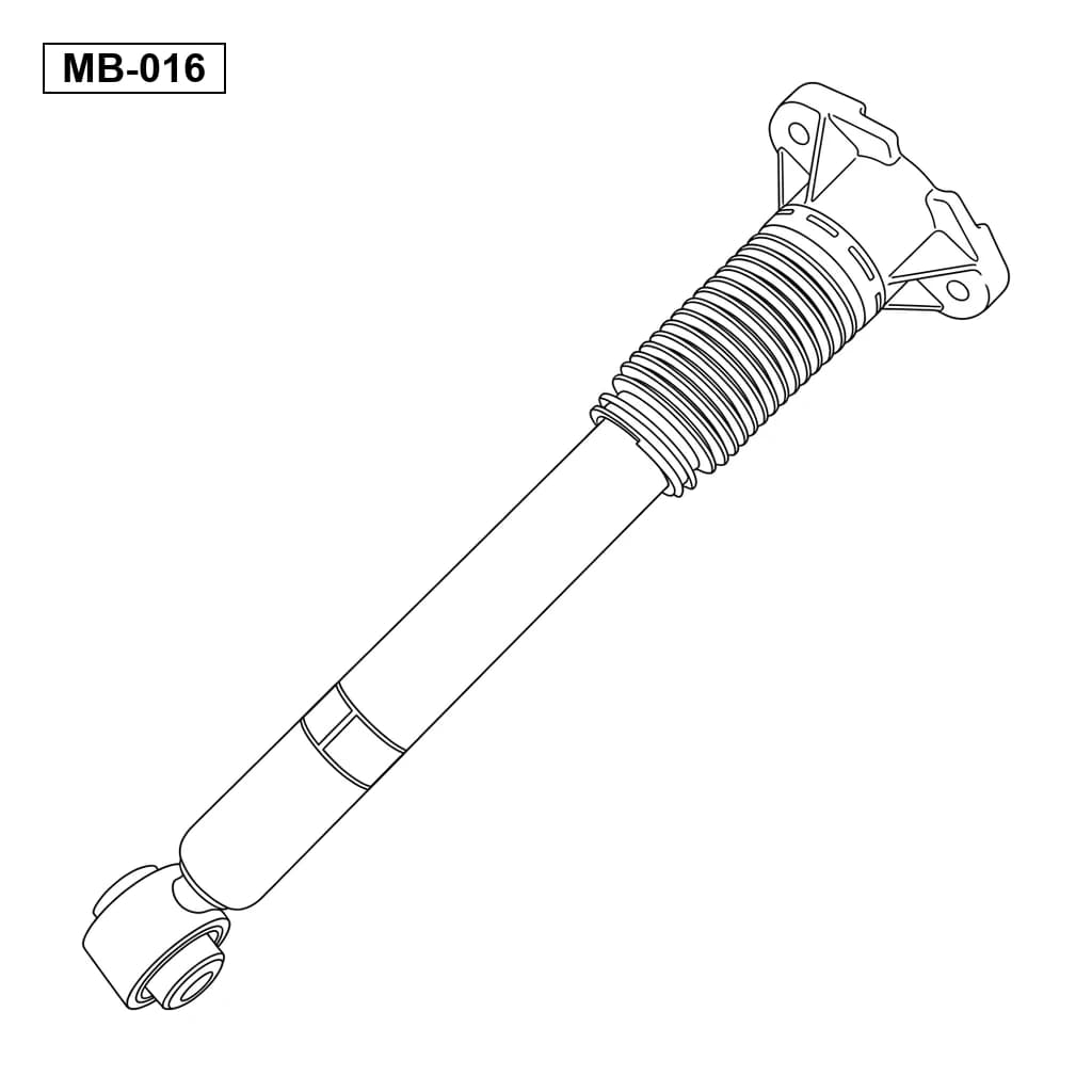 Mercedes Benz GLE C167 V167 2019- Arrière Amortisseur de Suspension Pneumatique