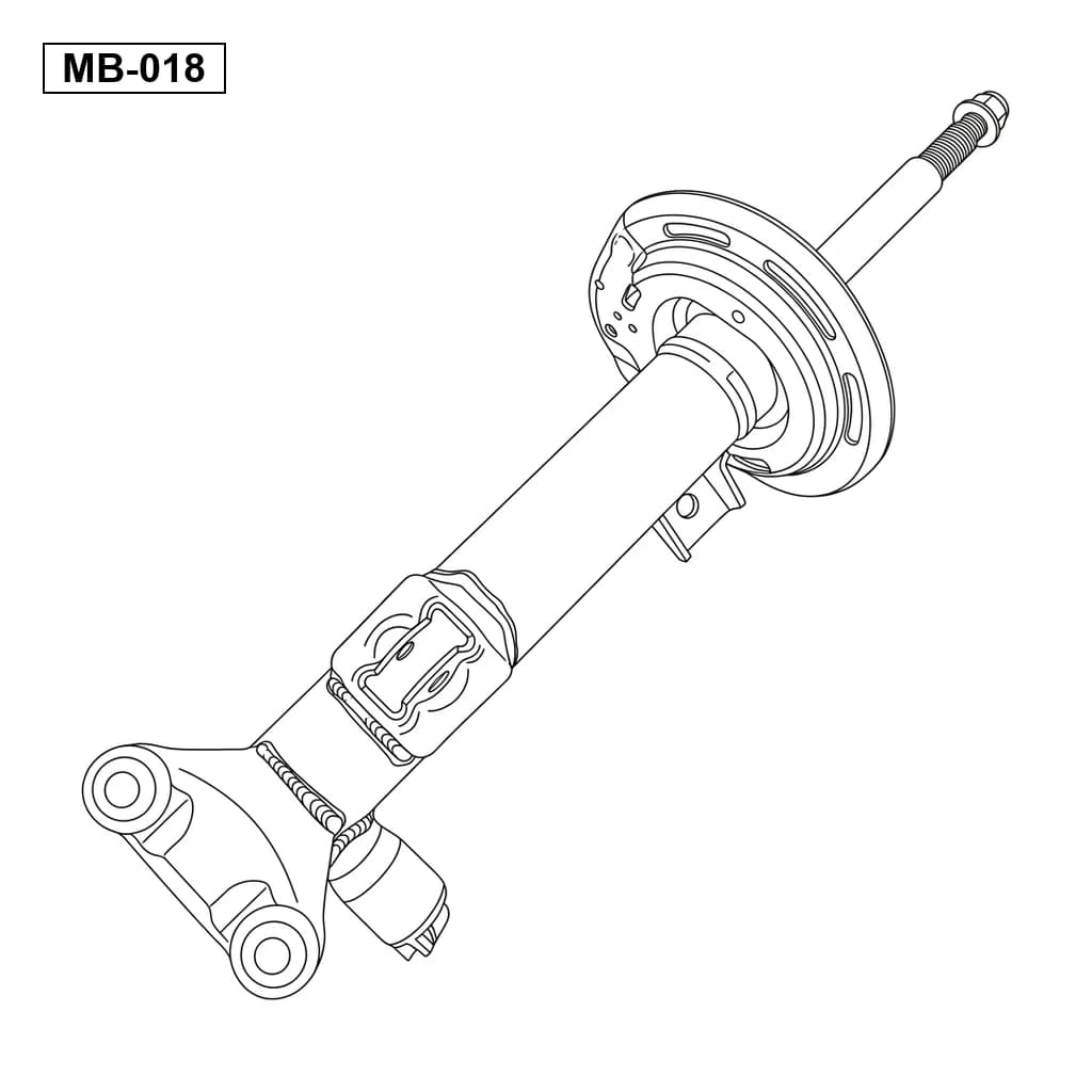 Mercedes Benz C-Class C204 E-Class W207 C207 Avant Amortisseur de Suspension Pneumatique