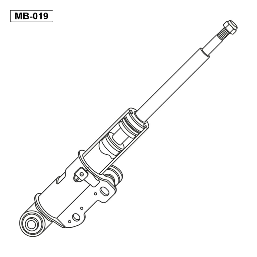 Mercedes Benz Sprinter 906 2006-2018 Avant Amortisseur de Suspension Pneumatique