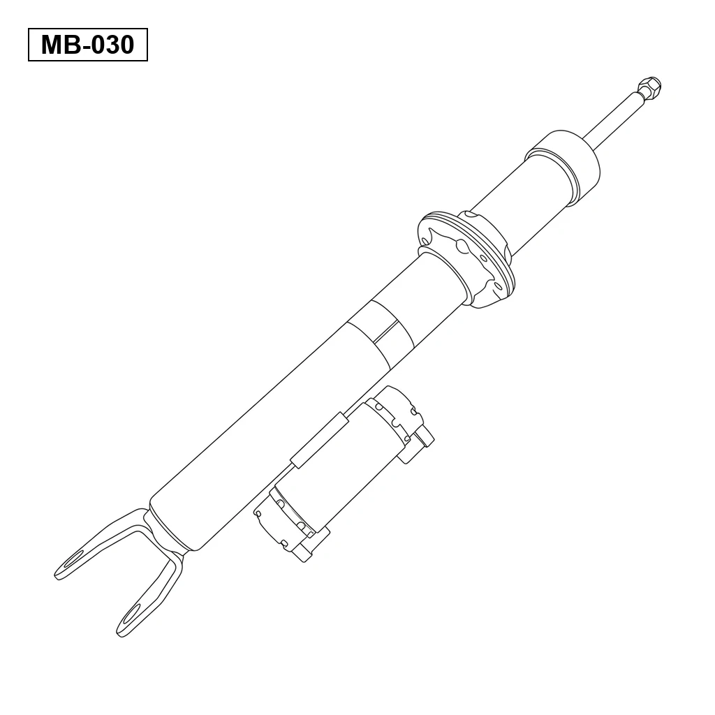 Mercedes Benz C-Class W205 2015-2020 Avant Amortisseur de Suspension Pneumatique