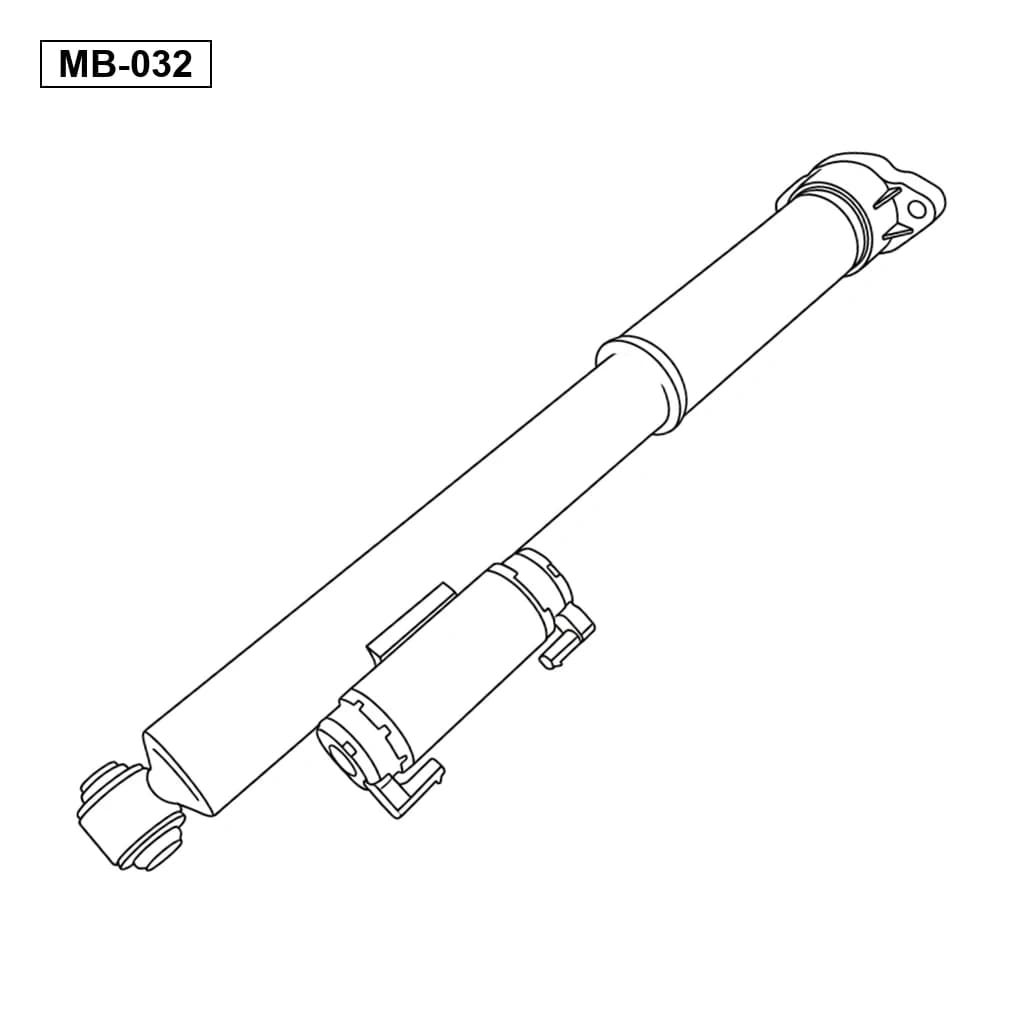 Mercedes Benz C-Class W205 2015-2020 Arrière Amortisseur de Suspension Pneumatique