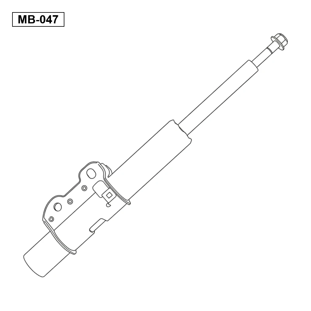Mercedes Benz Sprinter 906 2006-2018 Avant Amortisseur de Suspension Pneumatique