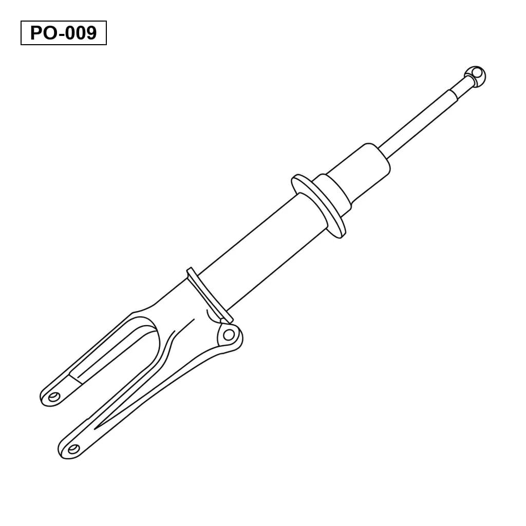 Porsche Panamera 970 2010-2017 Avant Amortisseur de Suspension Pneumatique