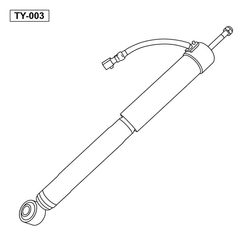 Toyota Land Cruiser Prado 120 2003-2009 Arrière Amortisseur de Suspension Pneumatique