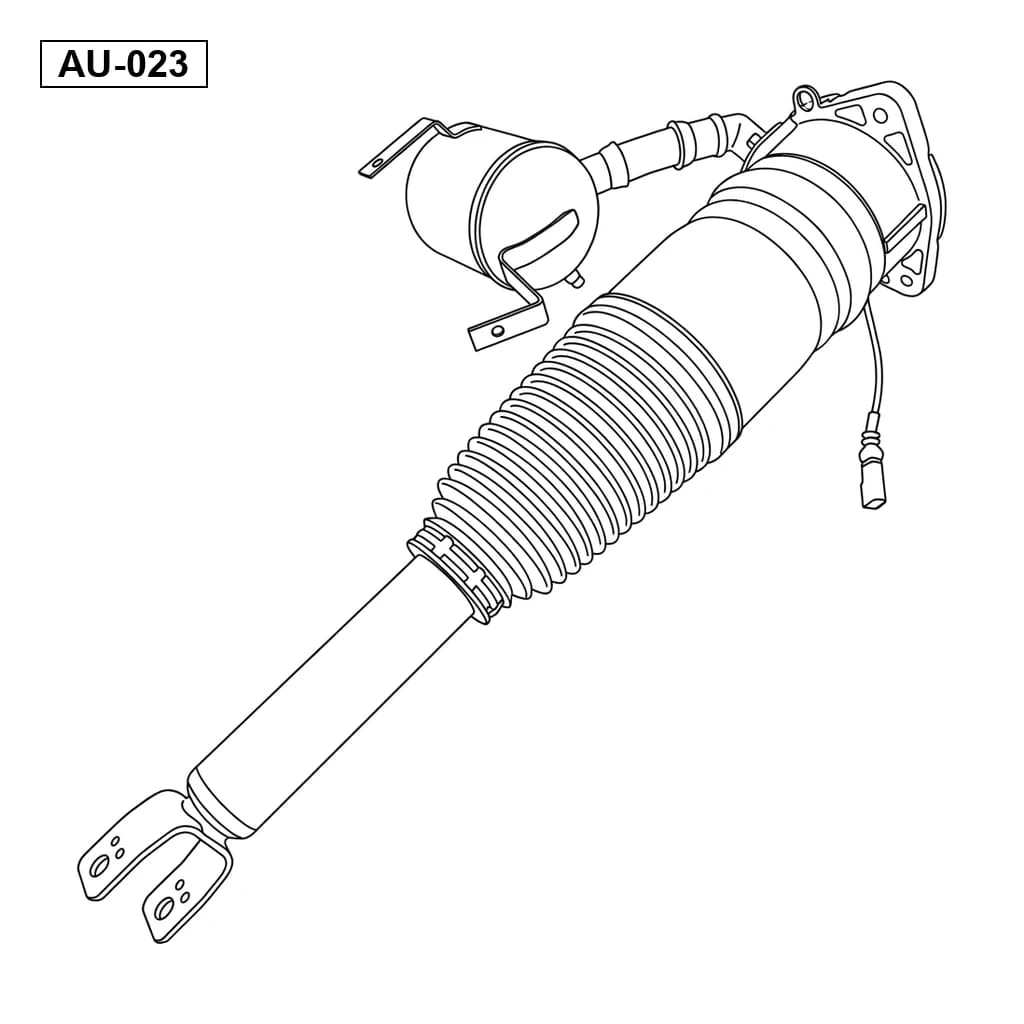 Audi A8 D3 Arrière Jambe de Suspension Pneumatique