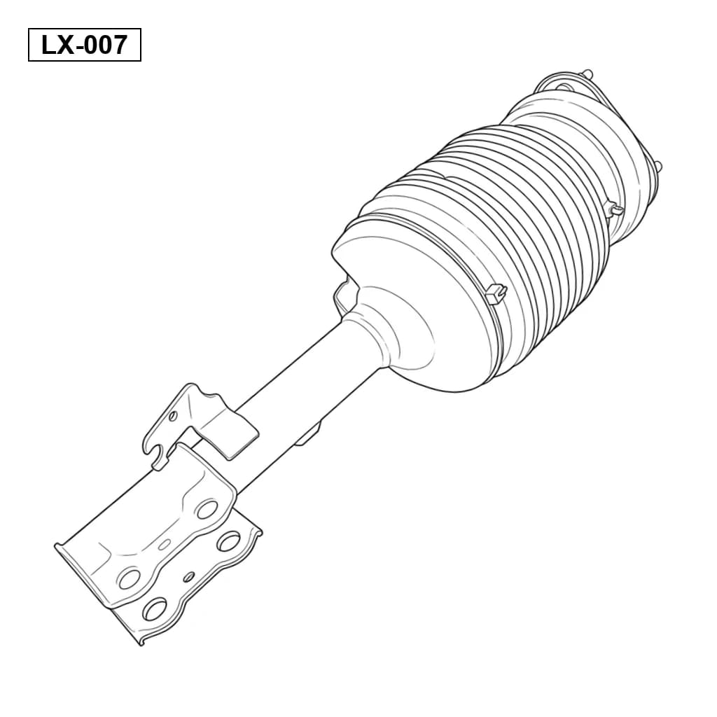 Lexus RX270 RX350 RX450h AL10 2009-2015 Avant Jambe de Suspension Pneumatique