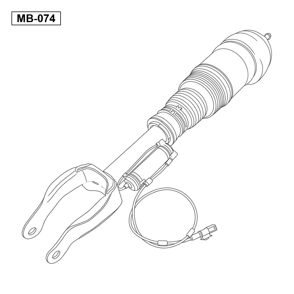 Mercedes Benz M-Class W166 GL-Class X166 Avant Jambe de Suspension Pneumatique
