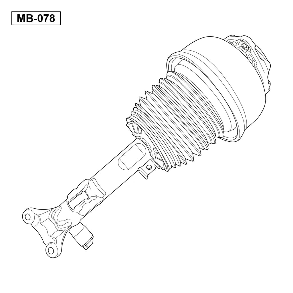 Mercedes Benz CLS W218 2012-2018 Avant Jambe de Suspension Pneumatique
