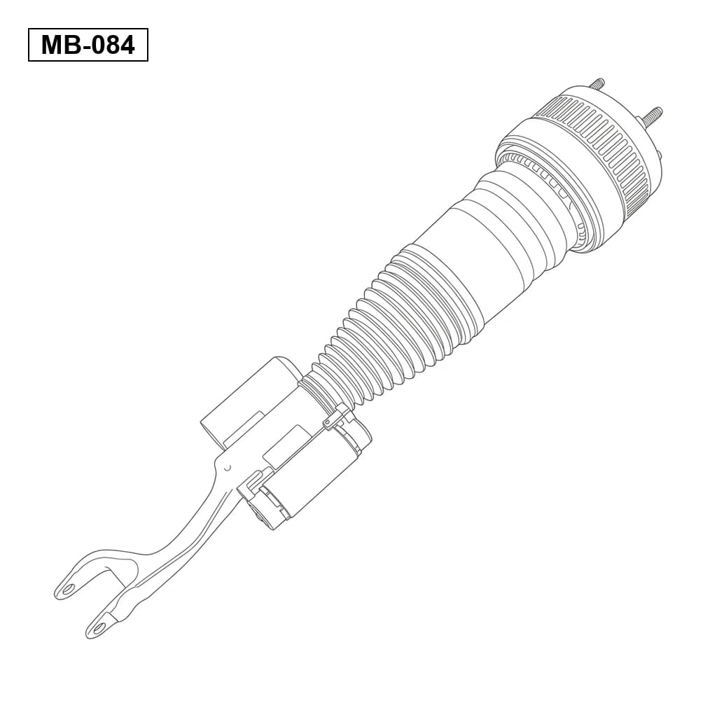 Mercedes Benz GLC X253 C253 4MATIC 2016-2020 Avant Jambe de Suspension Pneumatique
