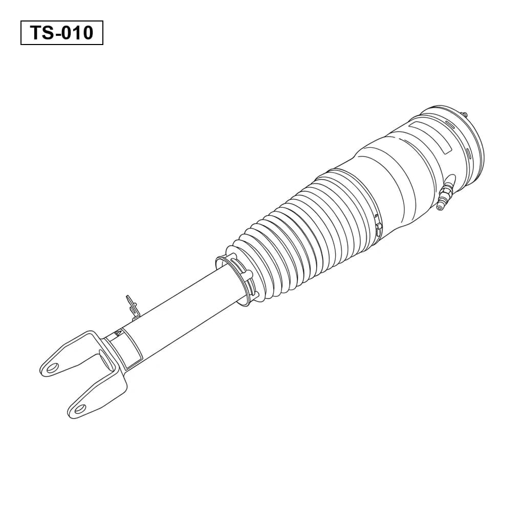 Tesla Model S 2011- Avant Jambe de Suspension Pneumatique