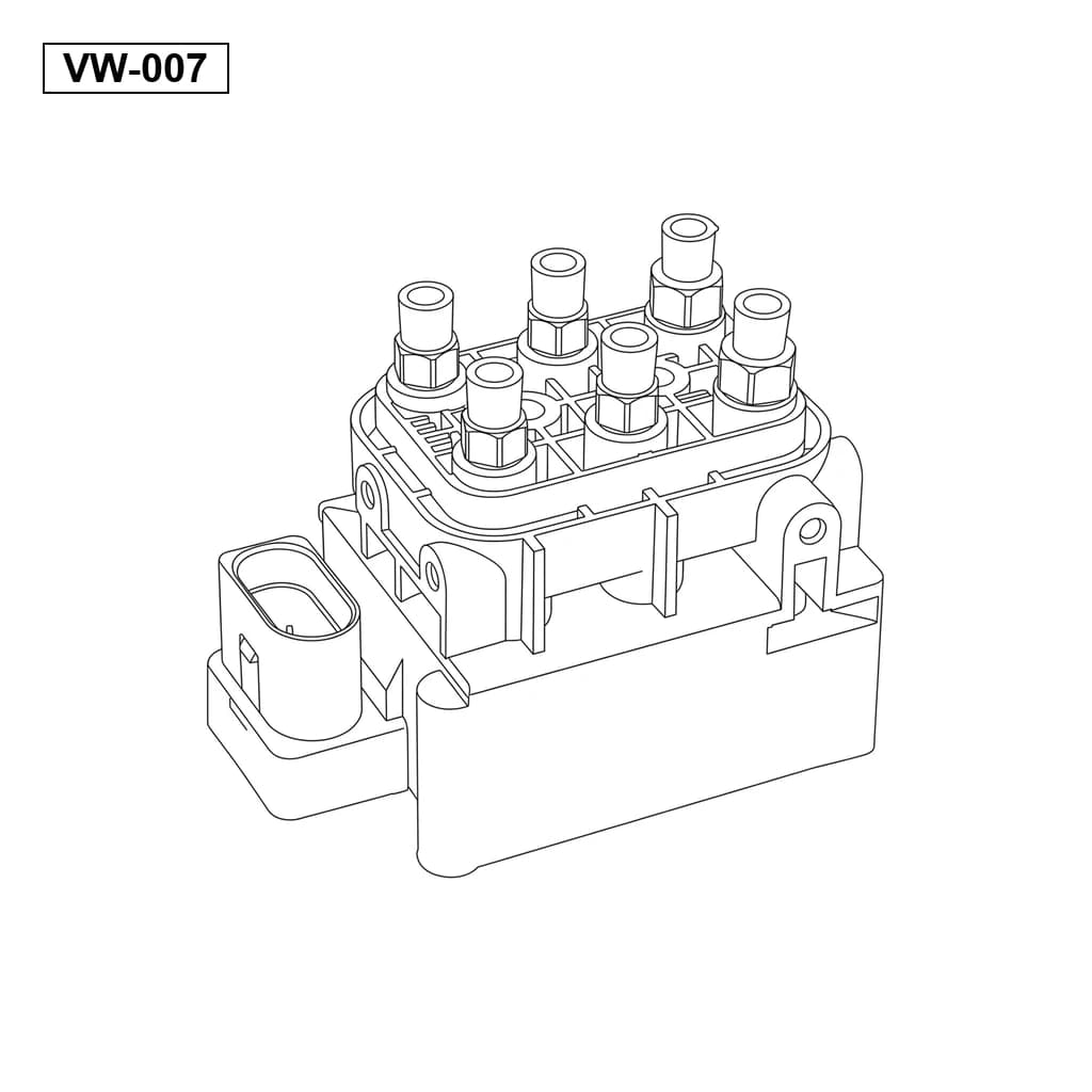 VolksWagen Phaeton 3D 2003-2012 Bloc de Valves de Suspension Pneumatique