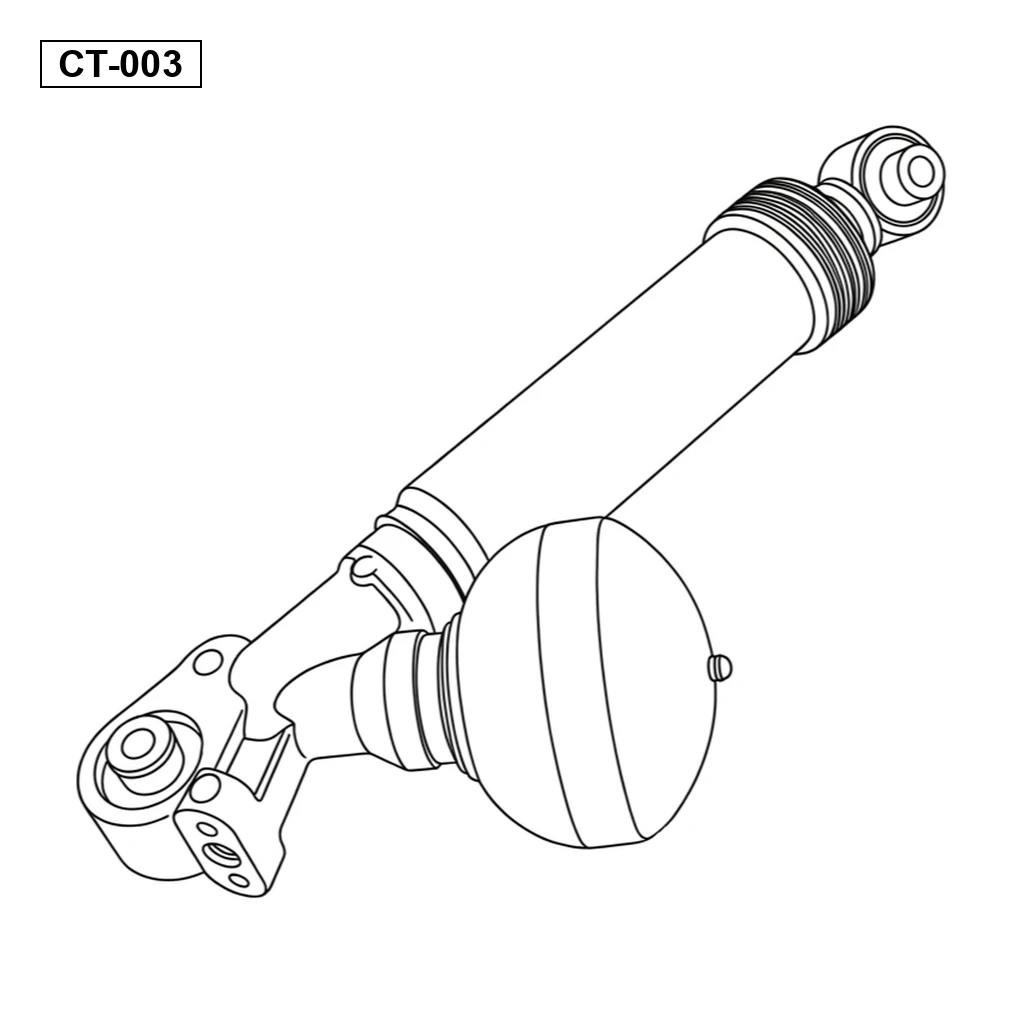 Citroen(シトロエン) C5 III C6 2006-2017 リアエアサスペンションショックアブソーバー