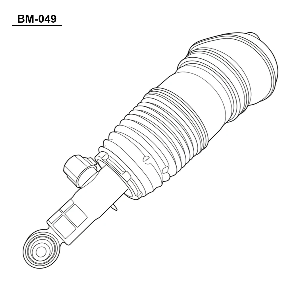 BMW X5 G05 X6 G06 X7 G07 2019-2022 リアエアサスペンションストラット