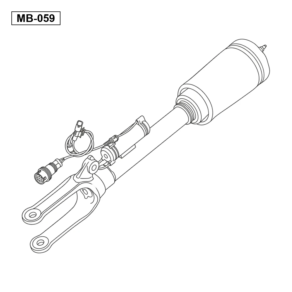 Mercedes Benz（ベンツ） GLクラス X164 Mクラス W164 2007-2012 フロントエアサスペンションストラット