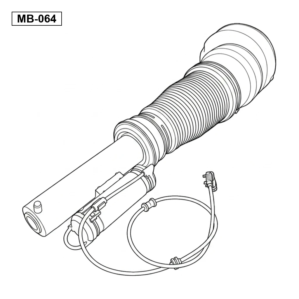 Mercedes Benz（ベンツ） Sクラス W221 2005-2015 フロントエアサスペンションストラット
