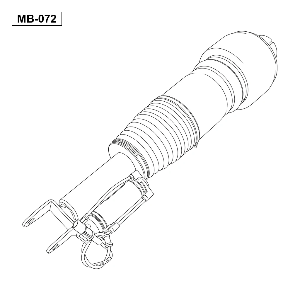 Mercedes Benz（ベンツ） Eクラス W211 2006-2009 フロントエアサスペンションストラット