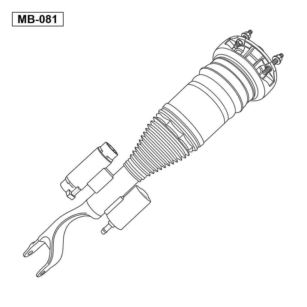 Mercedes Benz（ベンツ） Cクラス W205 C205 4MATIC 2015-2020 フロントエアサスペンションストラット